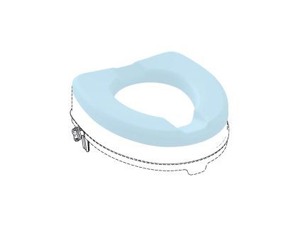 Mäkký vankúš 1,3 cm na zvyšovač WC