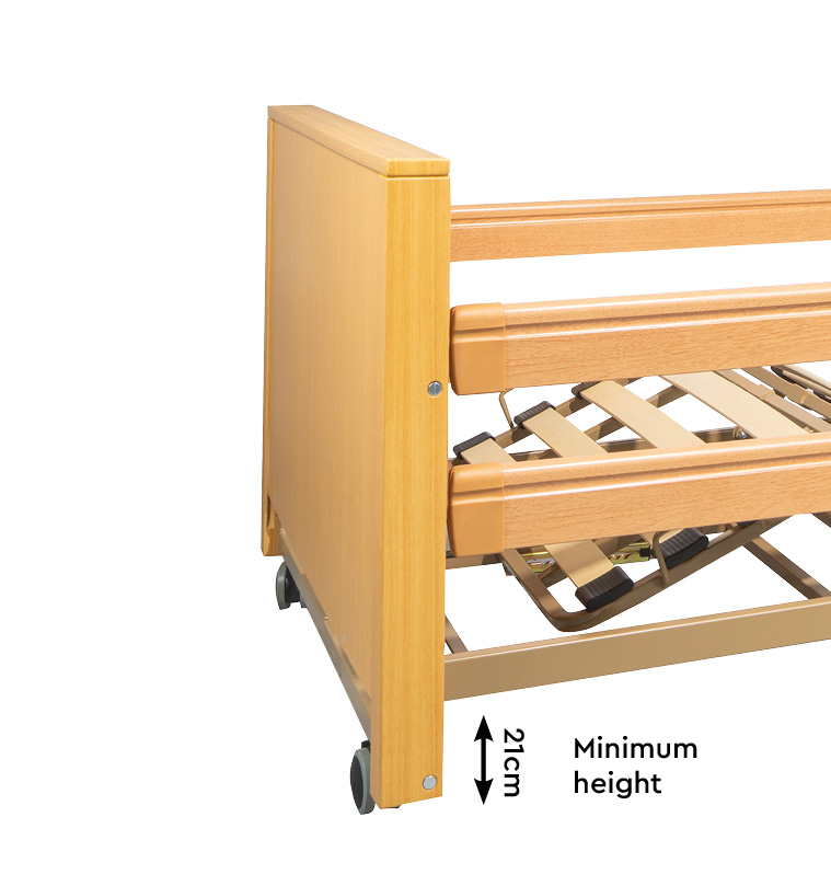 Polohovacia posteľ LIBRA LOW v nízkej polohe 21 cm